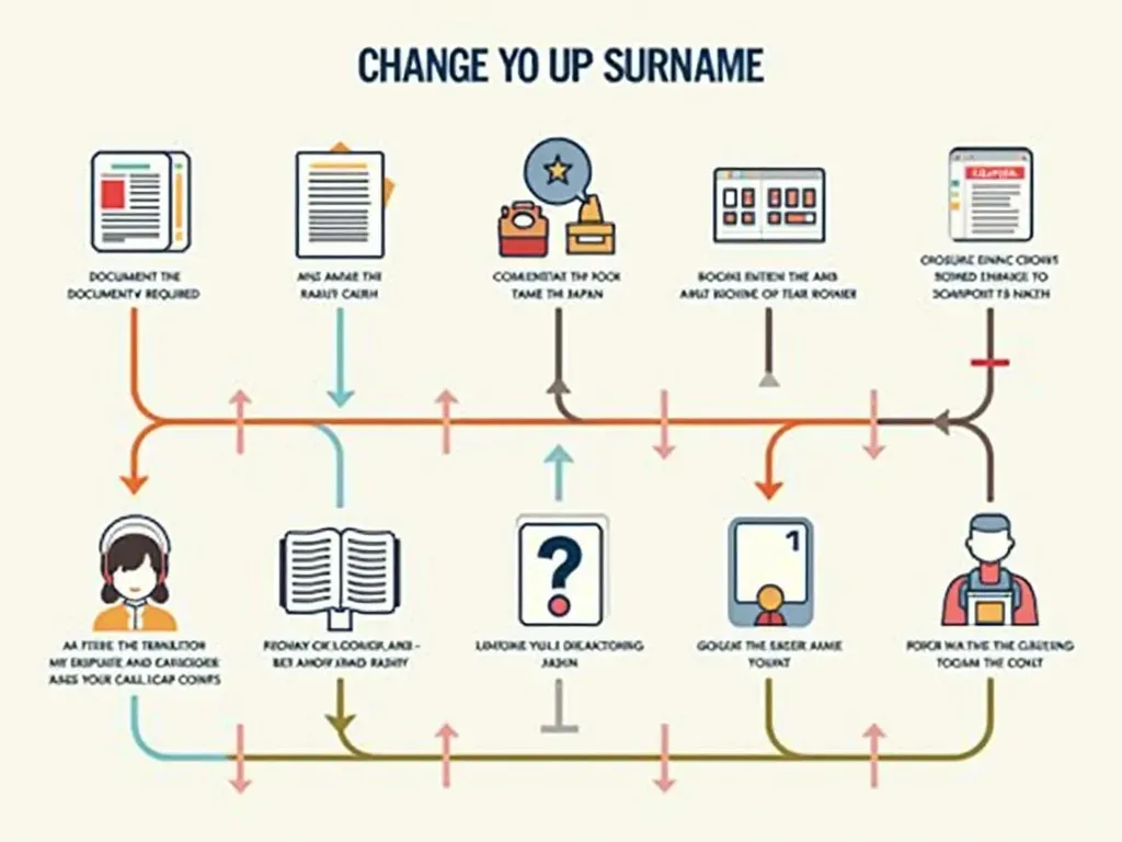 改姓手続きの流れ