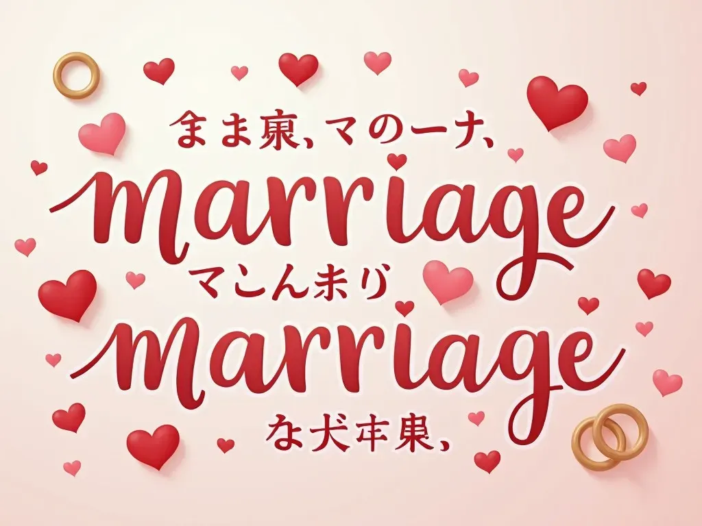 結婚 言い換えの例